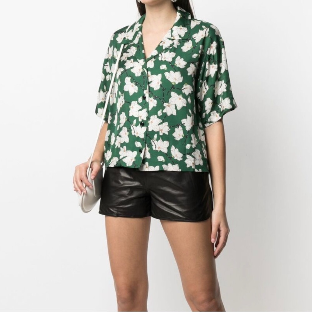 Rag & Bone black leather shorts - Picture 5 of 5